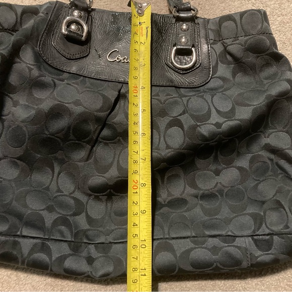 Vintage Black Coach Purse - Picture 9 of 11